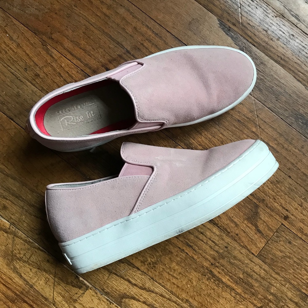 Double Up Sketchers Platform Slip-On Sneaker